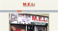 Desktop Screenshot of melmuebles.com